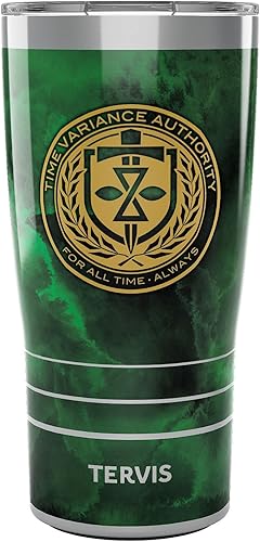 Miniatura 3 de Tervis Traveler Traveler - Vaso aislado de triple pared con aislamiento de tres paredes Loki Green Crest mantiene las bebidas frías y calientes, 20
