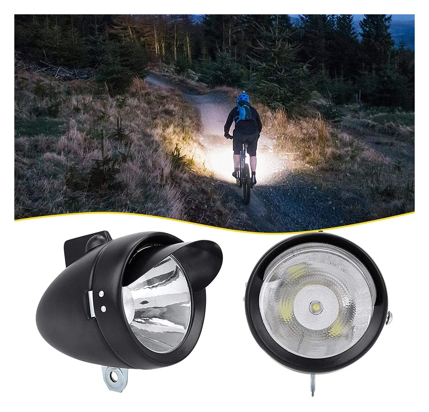 Rowerowa Reflektor przednia, 5.9 * 3.9 * Rozmiar 3,5 r