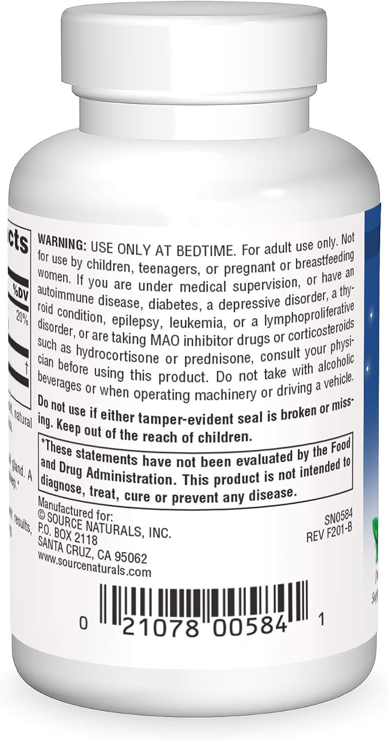 Source Naturals Melatonin 5 mg - 200 Peppermint Flavored Lozenges