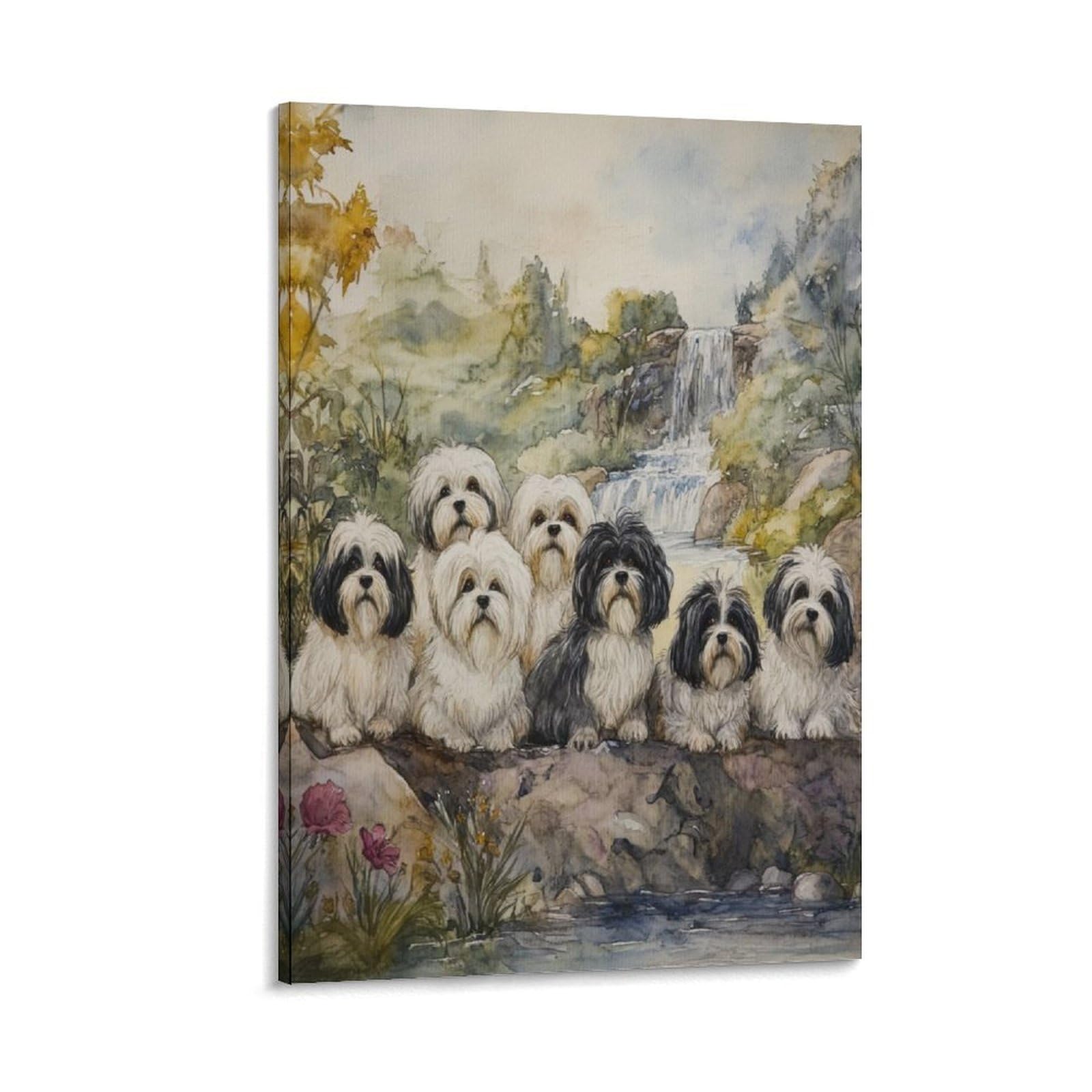 Impression Sur Toile Pékinois Décoration Maison 50x75 - 6