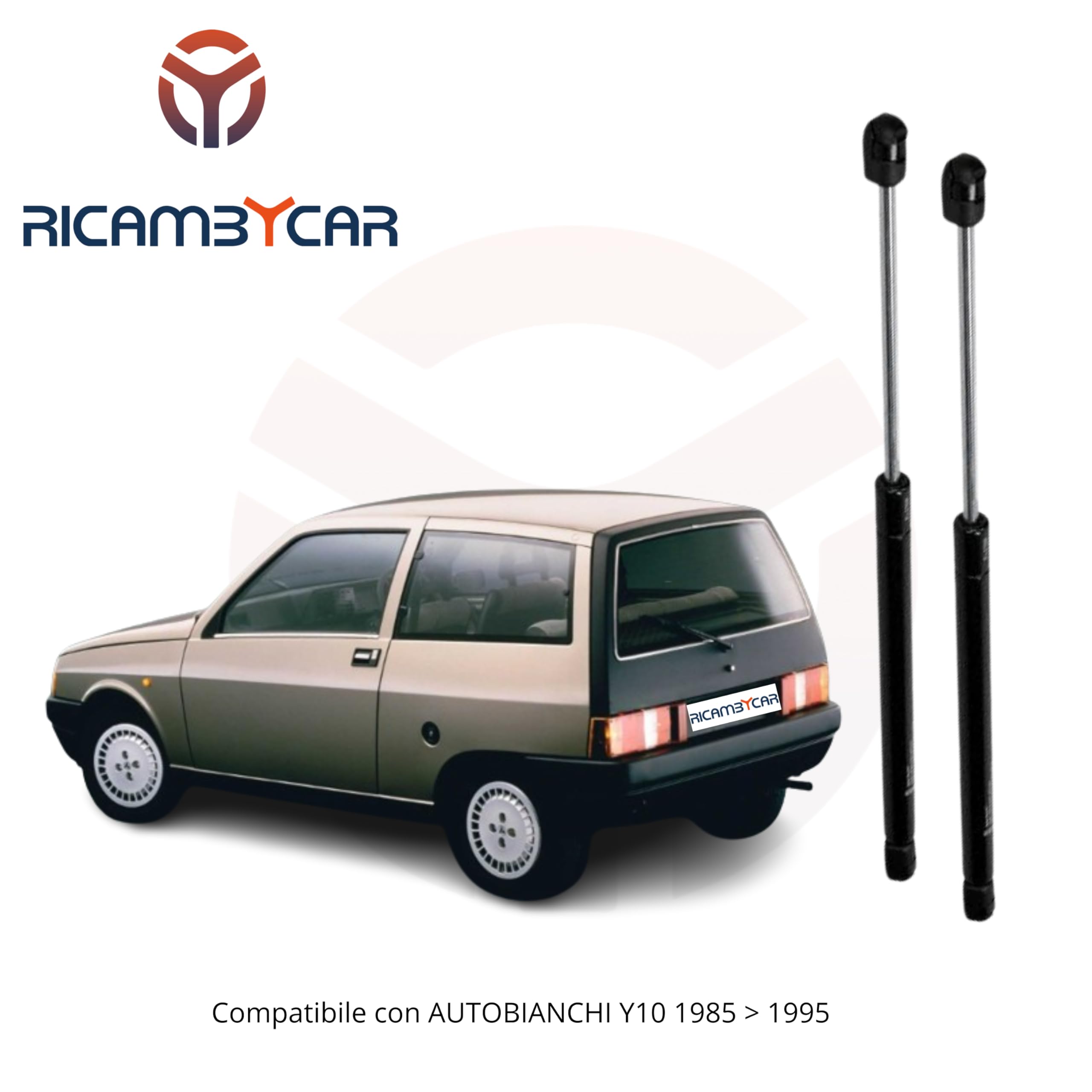 Coppia Molle a Gas Portellone Posteriore Compatibile con AUTOBIANCHI Y10 1985 > 1995