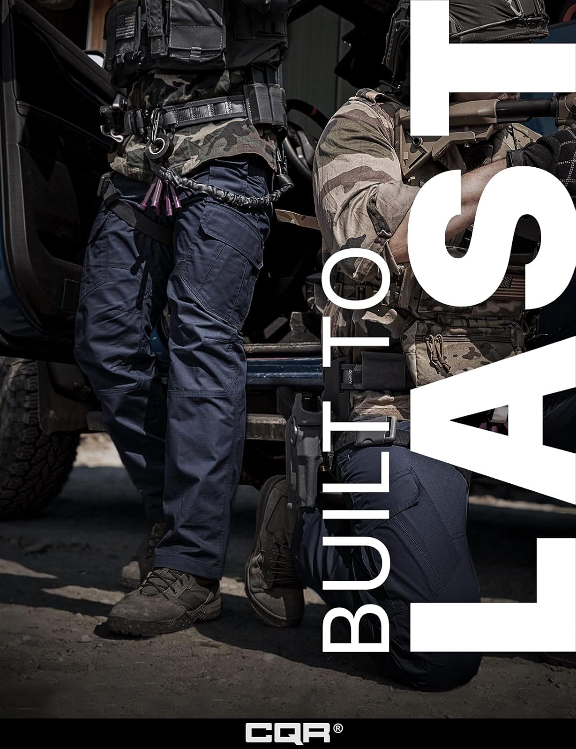 CQR Men's Tactical Pants, Water Resistant Ripstop Cargo Pants, Lightweight EDC Work Hiking Pants, Outdoor Apparel - Image 5