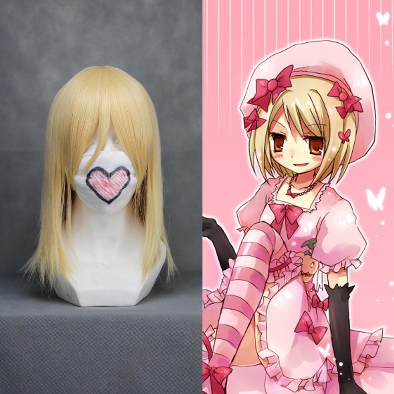 Tengs 16" Straight Light Blonde Cosplay Wig -- Hetalia Axis Powers Poland