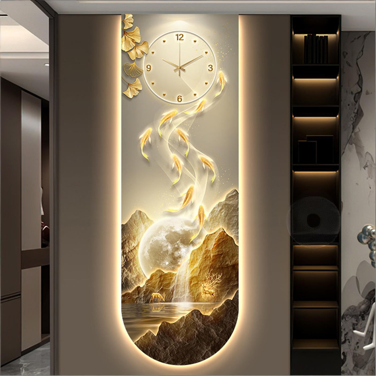 Horloge murale 3D silencieuse LED pour ne plus subir les tic-tac