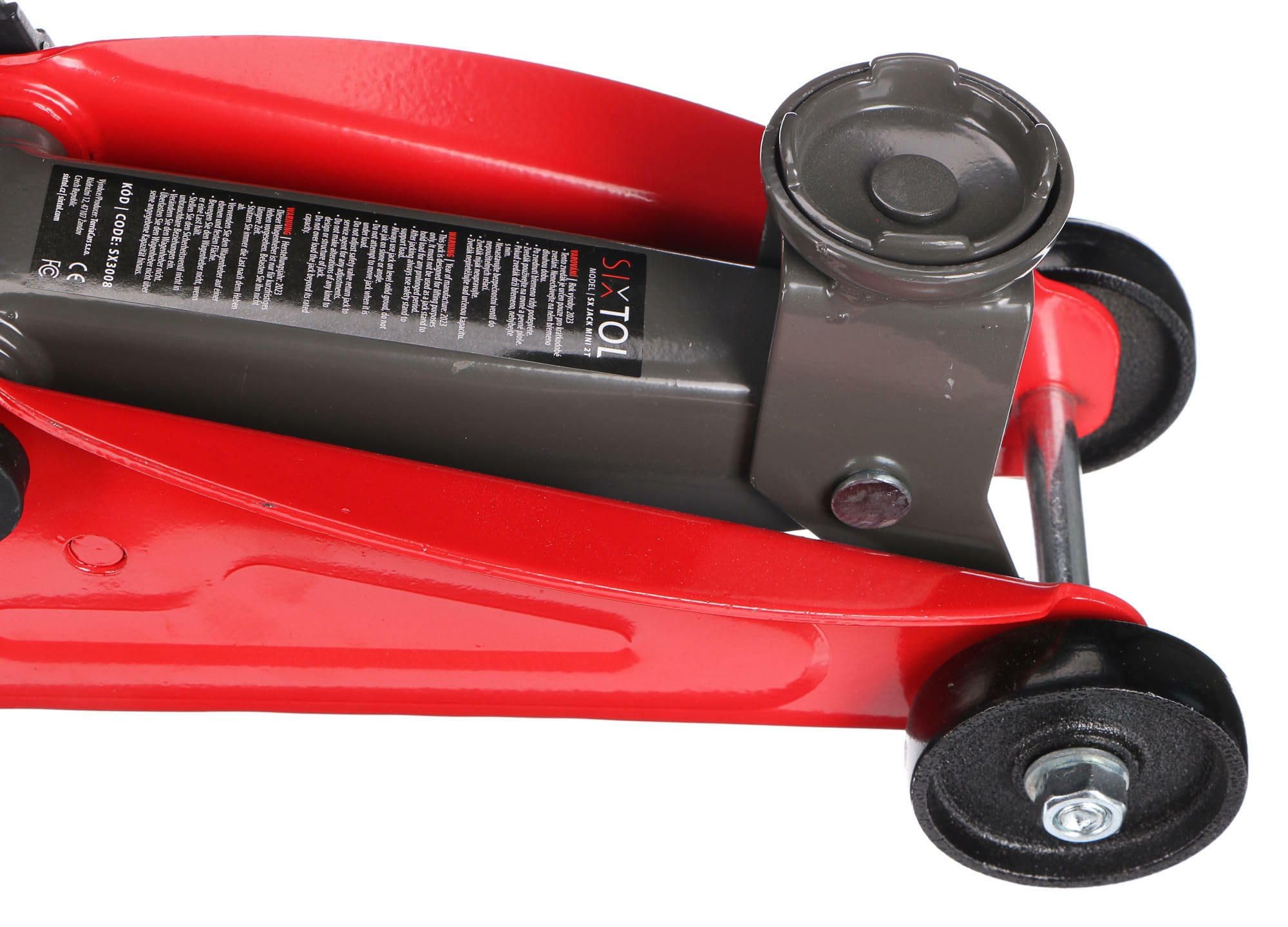 SX JACK MINI 2T hydrauliczny podnośnik samochodowy typu żaba, podnośnik samochodowy, 2 t