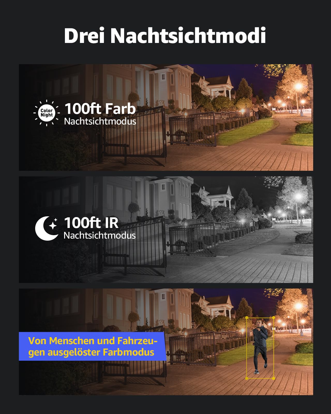 ANNKE 12MP IP PoE Überwachungskamera Aussen, Outdoor Kamera mit Person- und Fahrzeugerkennung, 100ft Farbenachtsicht, H.265+, IP67, 24/7 Videoüberwachung, SD-Kartensteckplatz bis zu 512G