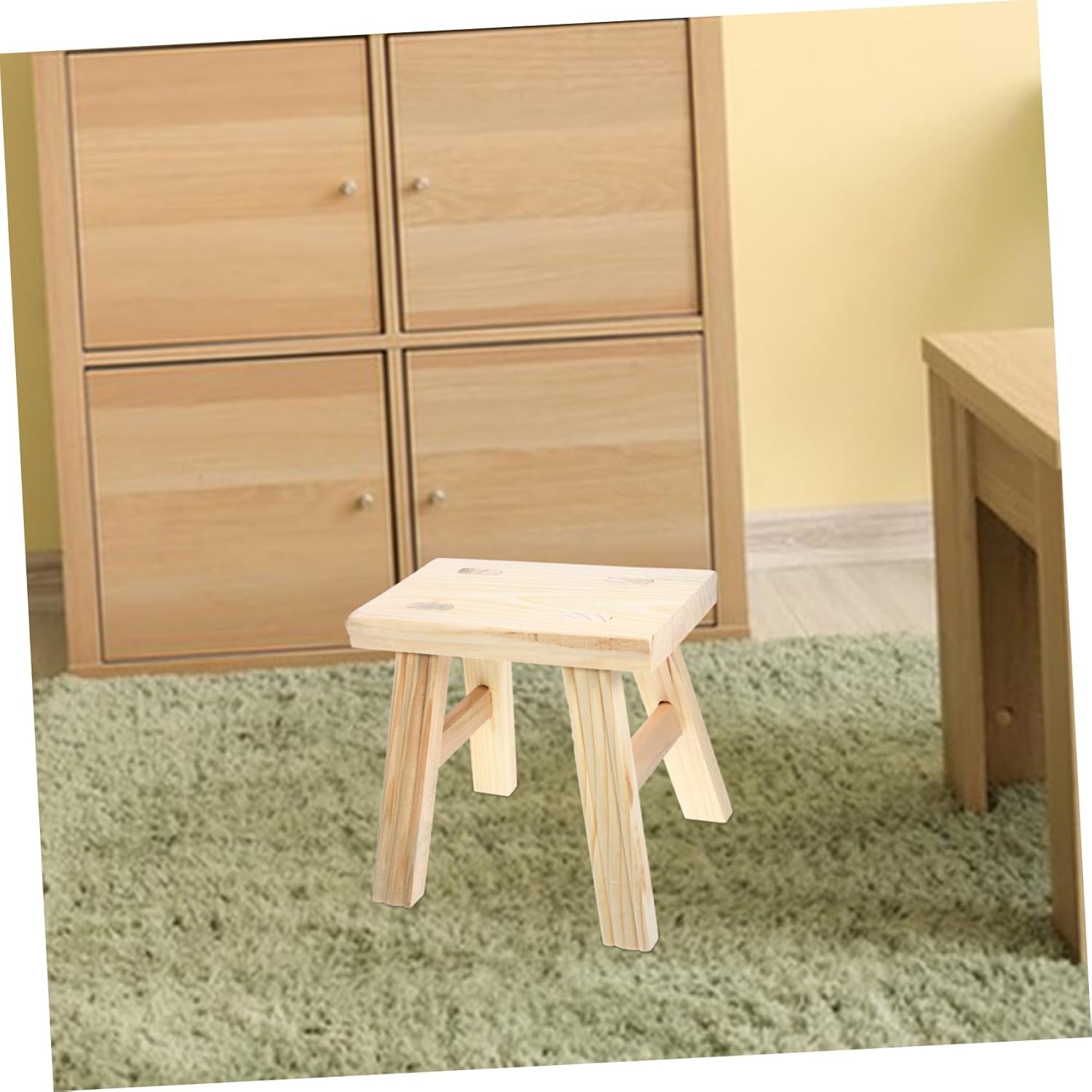 Garneck Step Stool for Boys and Girls Low Stool for Bathroom Entryway Easy to Clean Lightweight for Toilet Training Shoe Changing