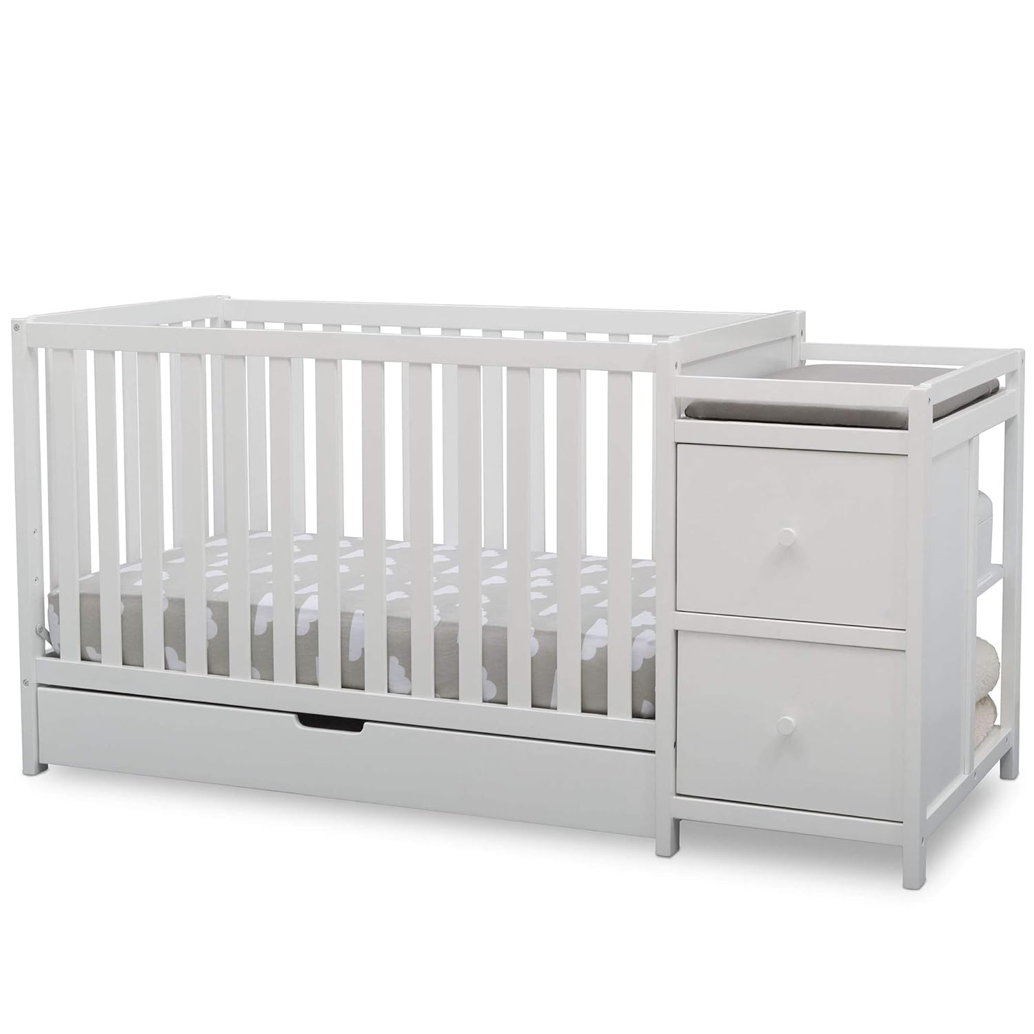 Delta Children Heartland Convertible Crib and Changer with