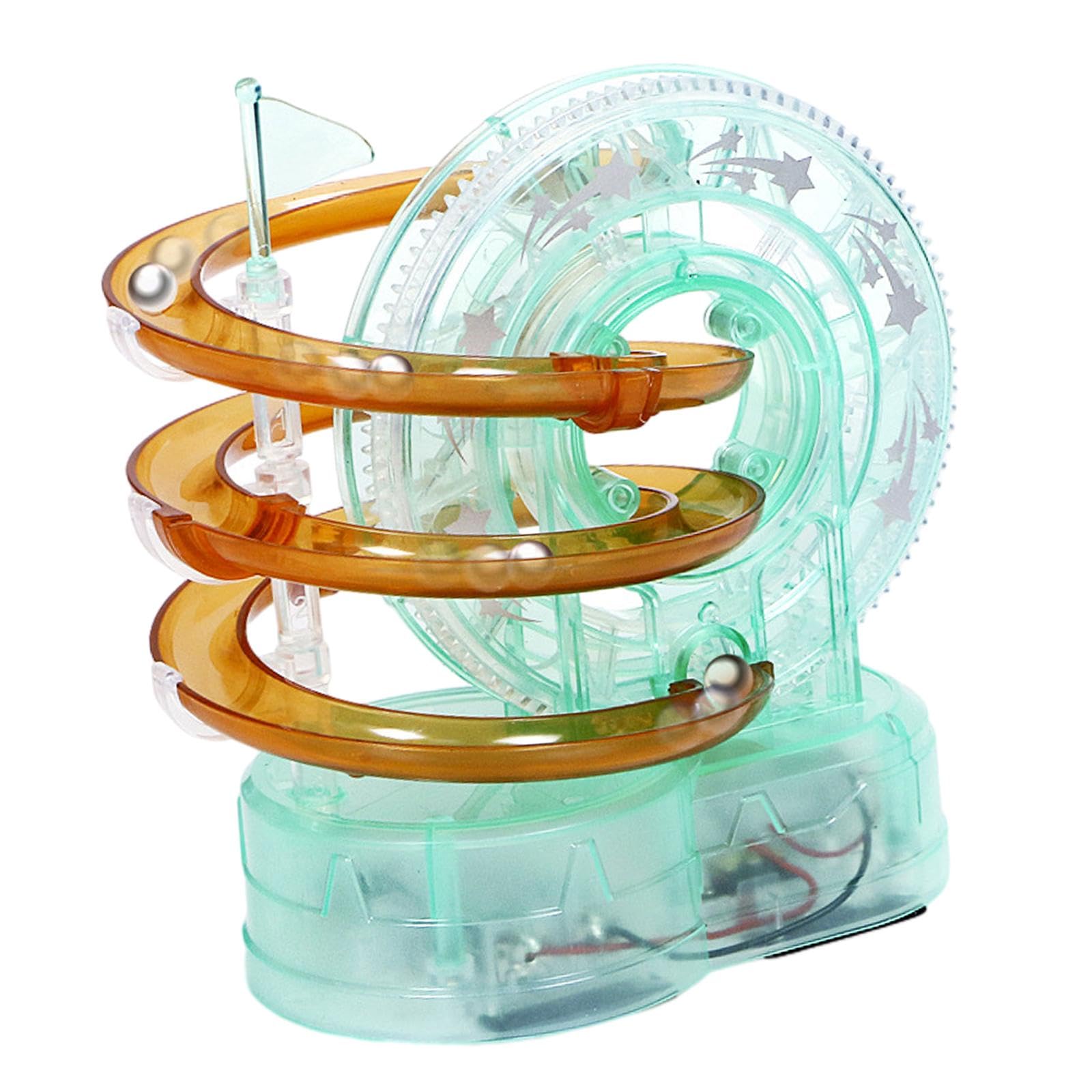 ILSMYSUTRA® Marble Race Track Game Puzzles Construction Toy for Holiday Birthday Present Orange Track-image-30