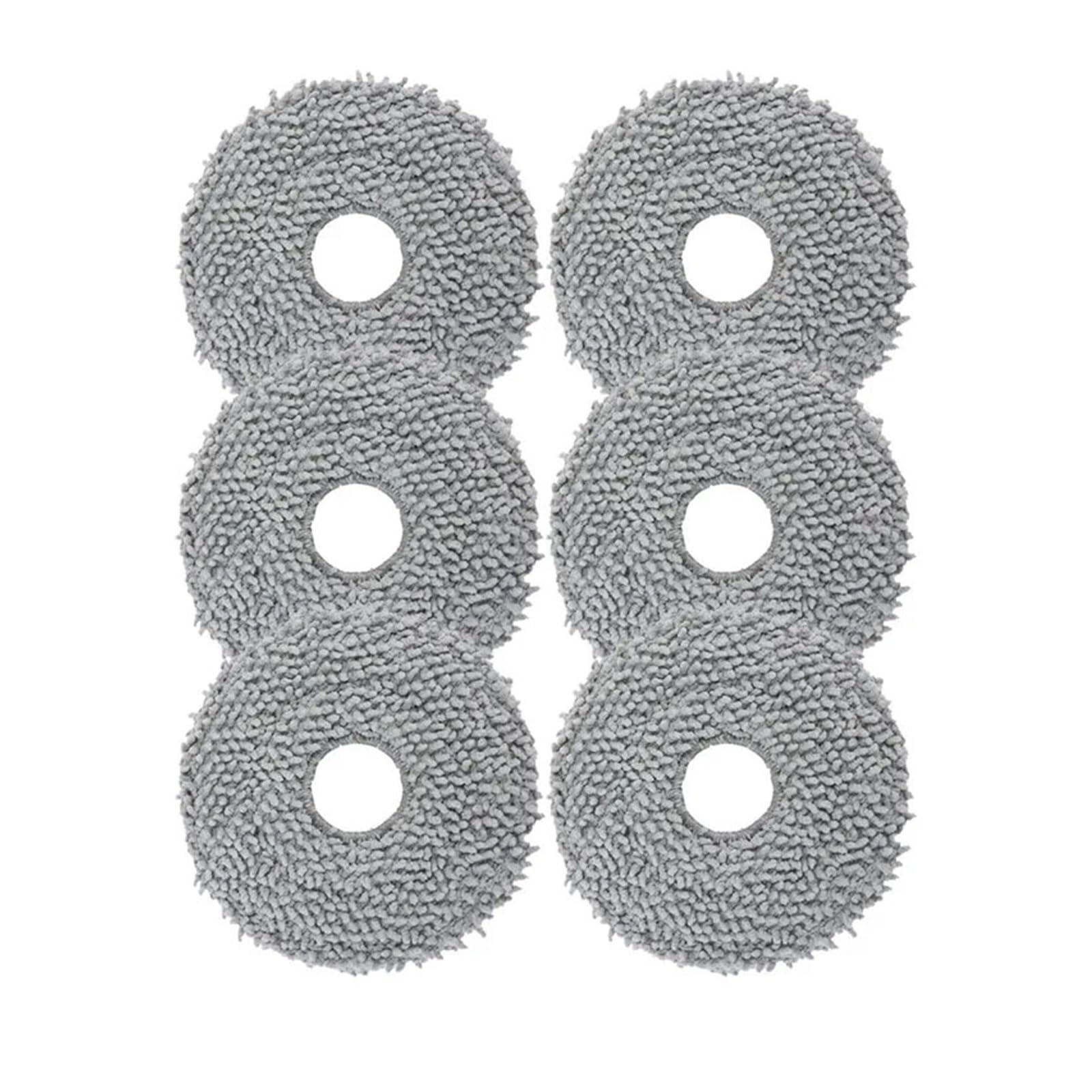 NUCBCULWP Mop Cloth Rag,Compatible For Xiaomi，B101CN X10+ S10+,Compatible For Dreame，S10 Pro L10S Ultra/Mop 2, Robot Vacuum Cleaner(6PCS)