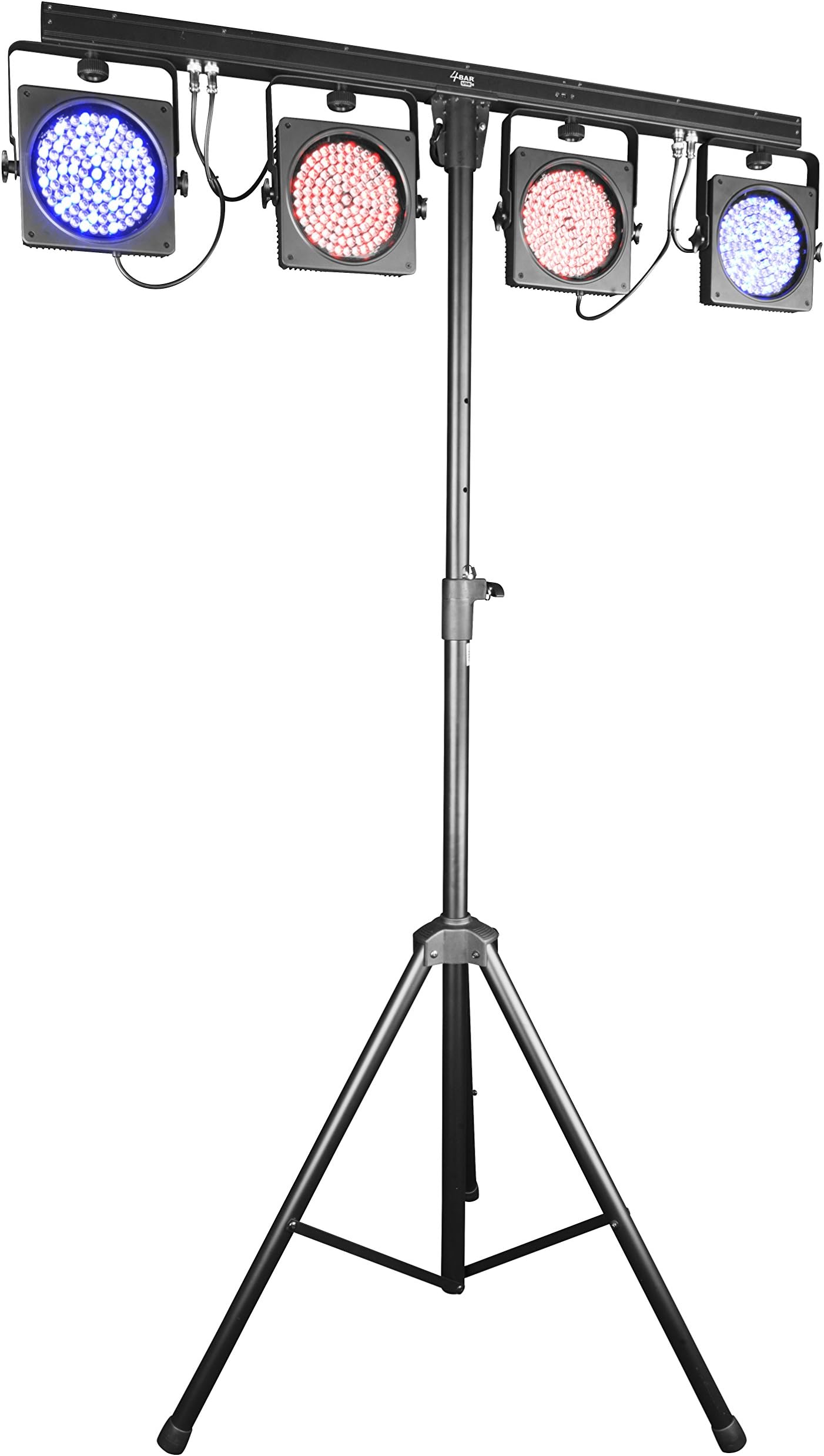 4BAR USB LED Wash Light Solution w/Wireless Control and Footswitch