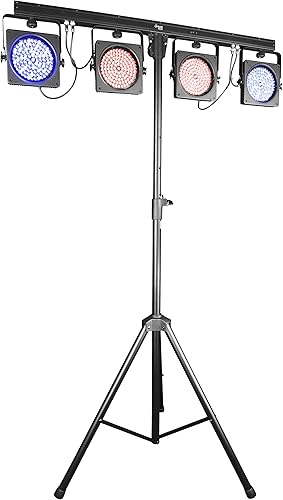 CHAUVET DJ Solución de luz de lavado LED USB 4BAR con control inalámbrico e interruptor de pie