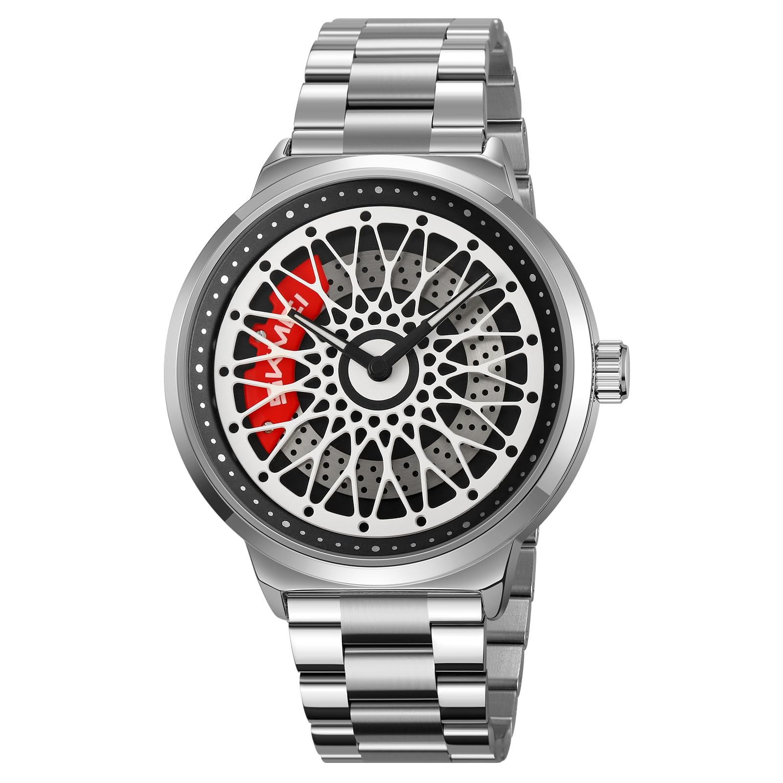SKMEI Mens Stainless Steel Quartz Wrist Analog Watch, Dial_Black (B0D76TSPPY) Amazon Price History, Amazon Price Tracker