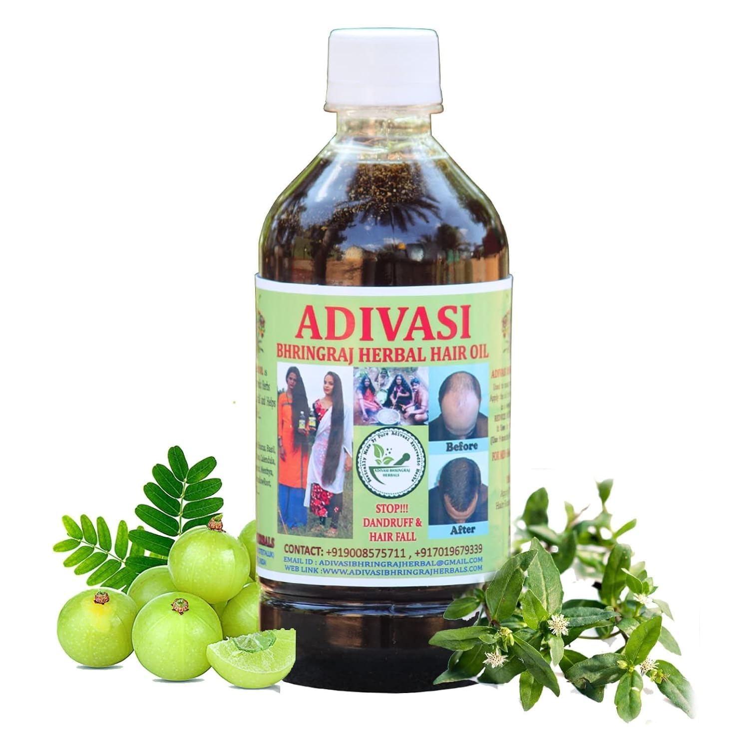 JEVR ADIVASI BHRINGRAJ HERBALS Hair Oil, 250ml 100% Natural