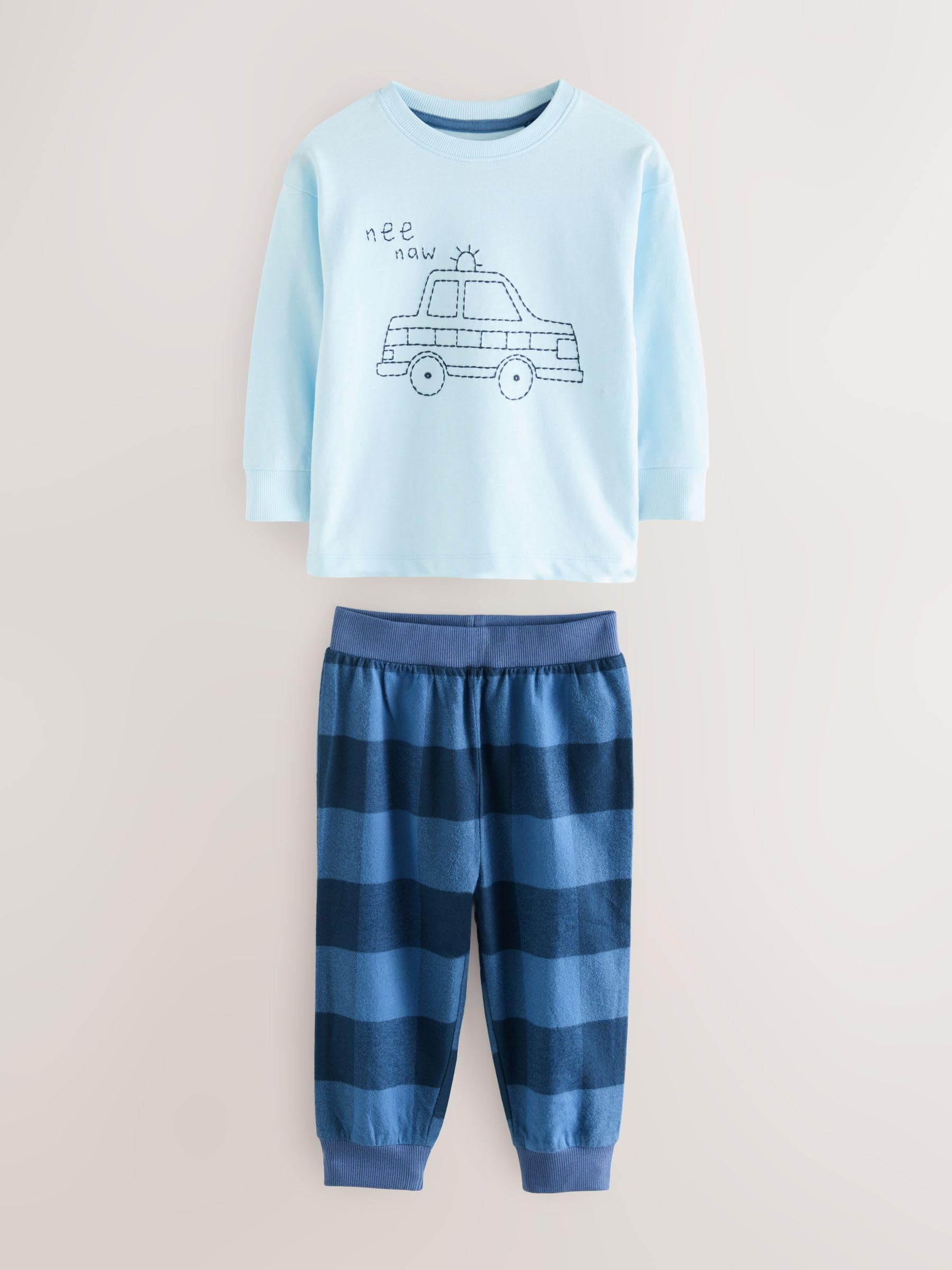 NEXT Jungen Schlafanzughose mit Karomuster im 3er-Pack 74-152