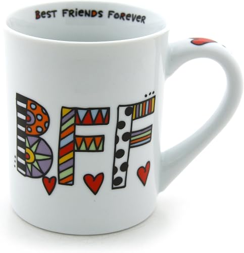 Our Name is Mud “BFF” Porcelain Mug, 16 oz.