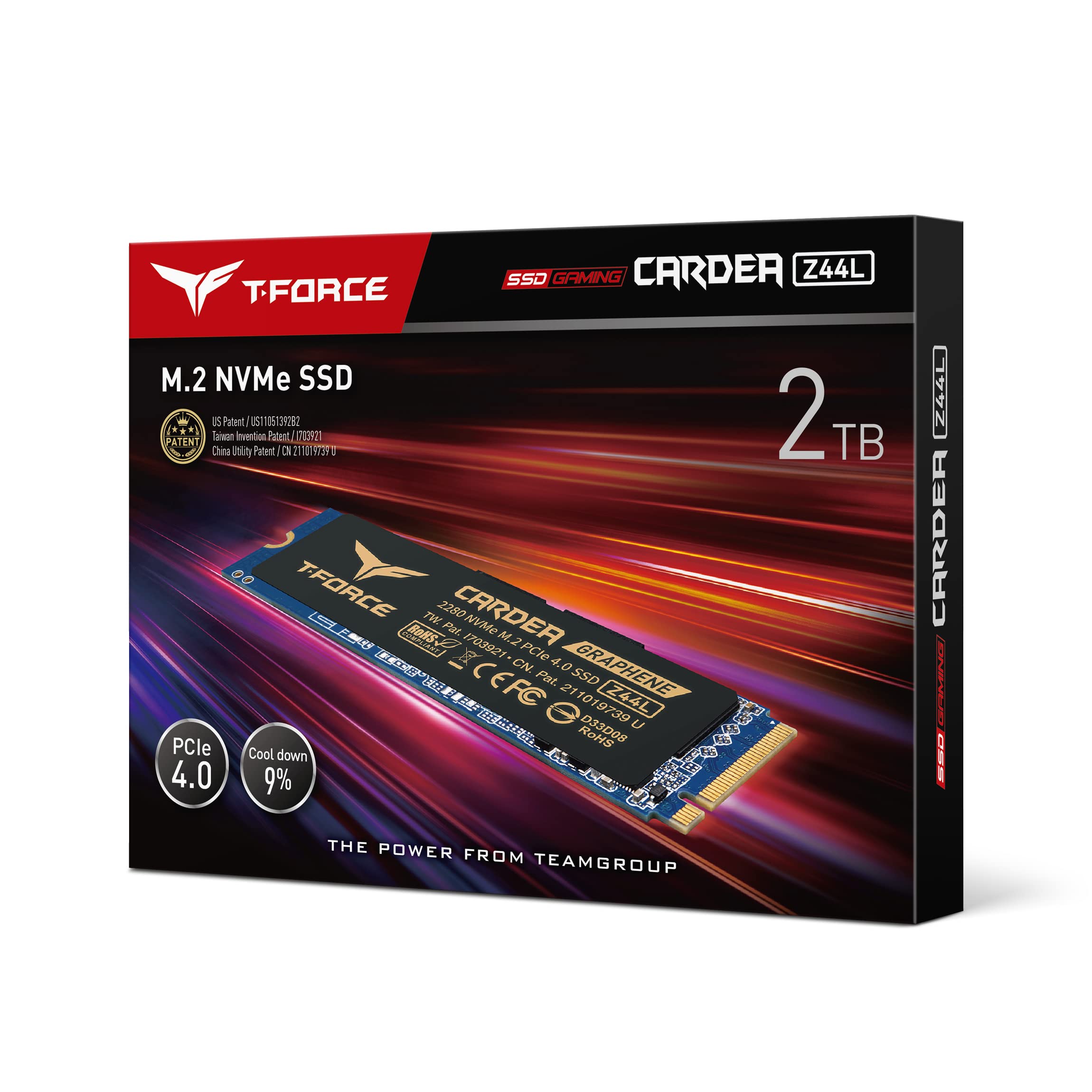 PCパーツ NVMe SSD 1TB T-FORCE CARDER ZERO Z330 Team Group T-FORCE CARDEA ZERO Z330 M.2 2280 1TB PCIe Gen3