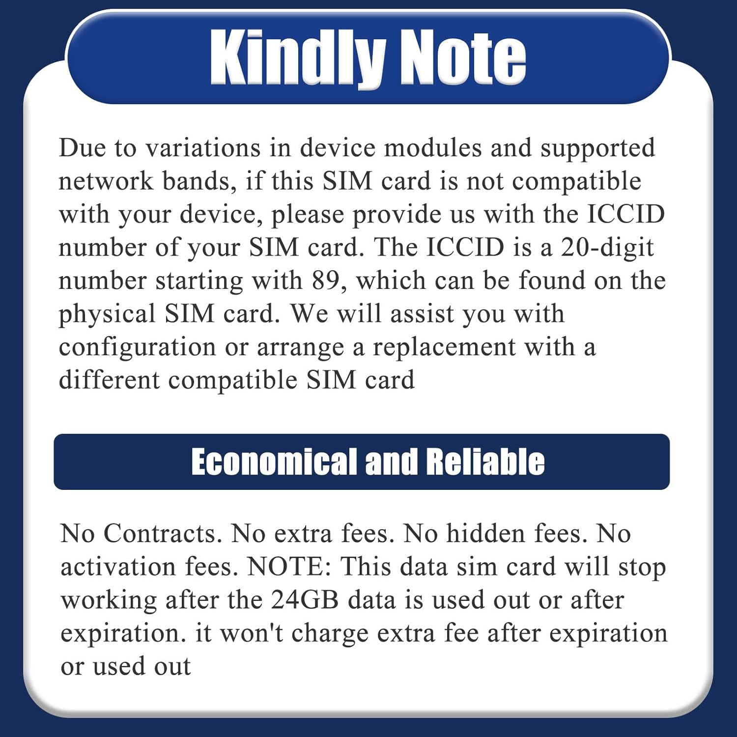 Upgraded Data Only SIM Card for Security Camera - 24GB High Speed Data Compatible with The USA Nationwide Networks for Unlocked 4G Cellular Cameras, Smart Watches, Tablet, 365 Days Data Service