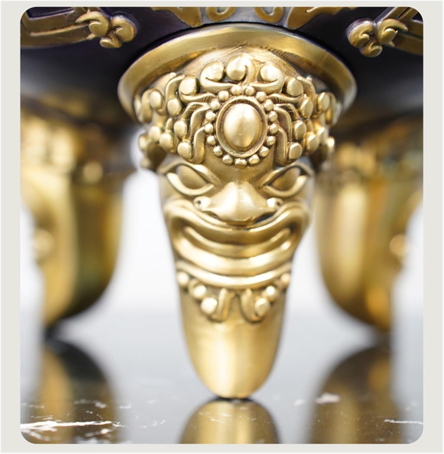 銅器 浮彫二仙香薫炉 手提げ暖手炉 香炉 香道具 装飾品 工芸品 置物