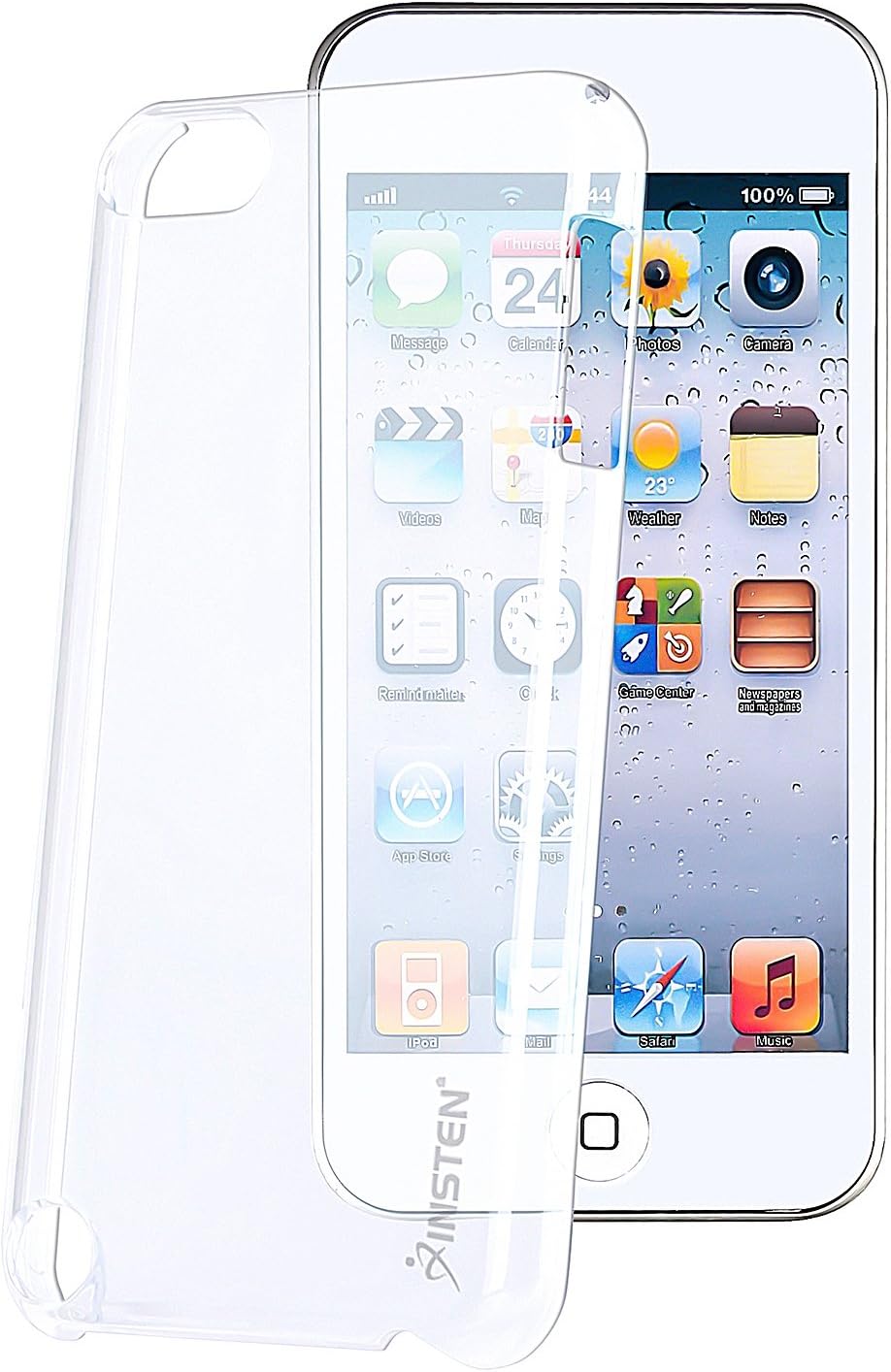 Insten Clip-on Crystal Case for Apple iPod Touch 5G, Clear Rear