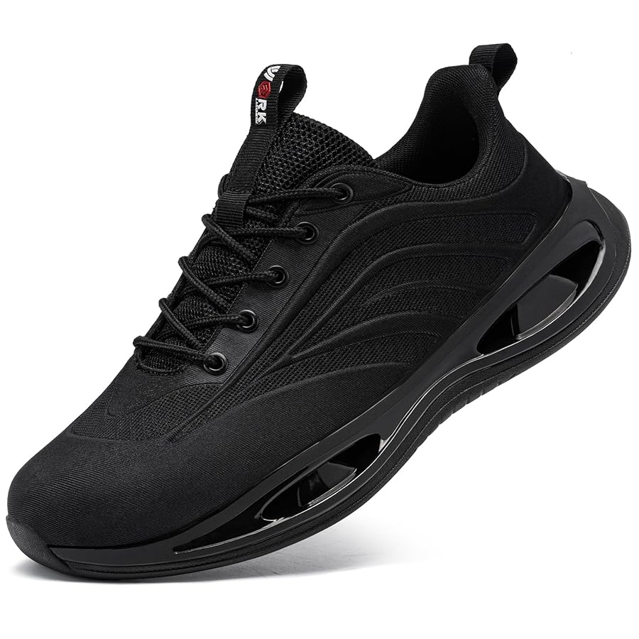 Scarpe Antinfortunistiche LARNMERN Uomo Donna Punta Acciaio - Antiscivolo, Leggere, Traspiranti S1 SRC - Foto 2