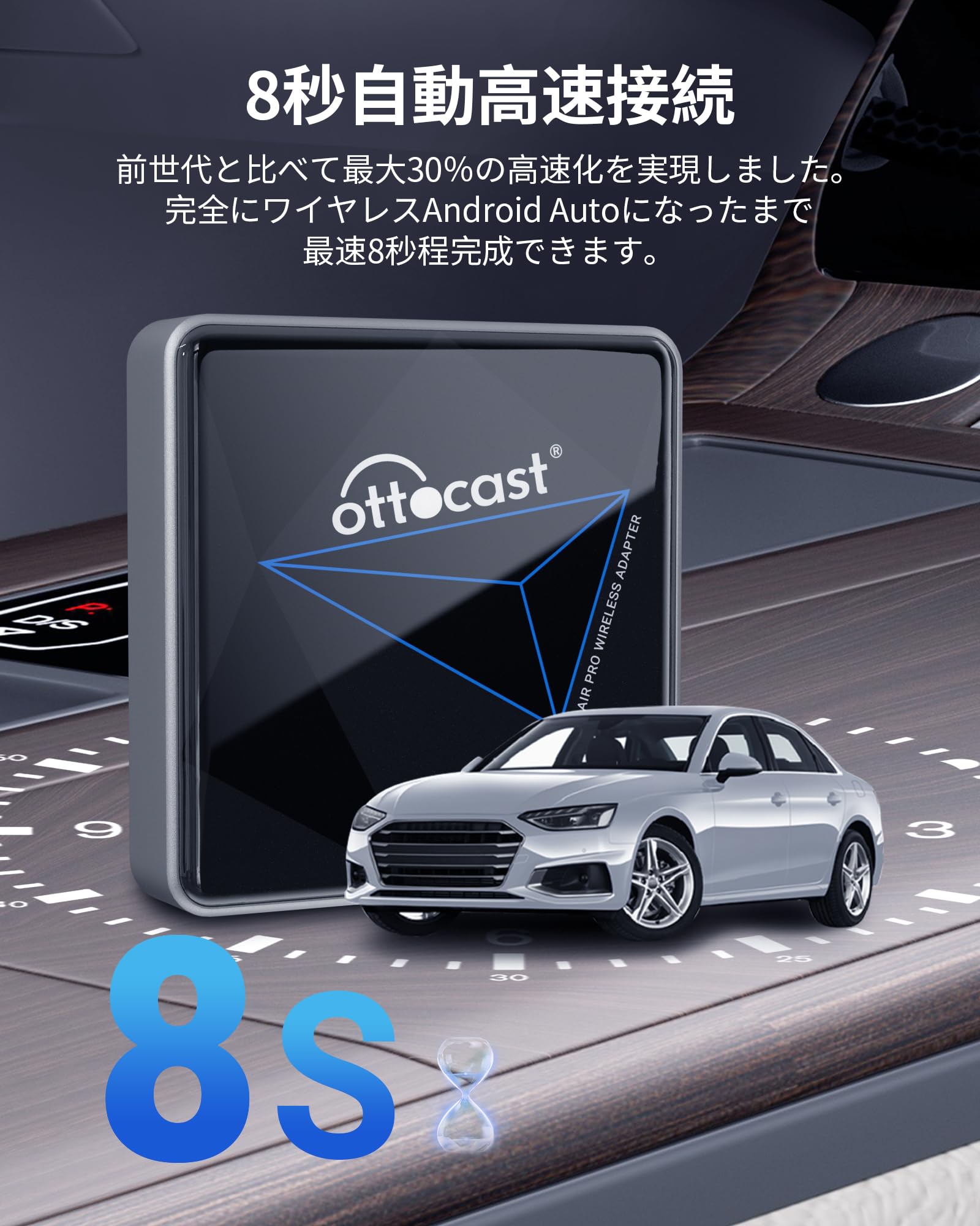 Amazon.co.jp: 【公式】Ottocast オットキャスト A2AIR Pro 無線