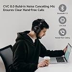 OneOdio Bluetooth sur écouteurs - Sans fil/fil 110 Hrs Stereo Bluetooth Casques pliables avec basse profonde 50mm Pilotes Neodymium pour PC/Téléphone - Studio sans fil