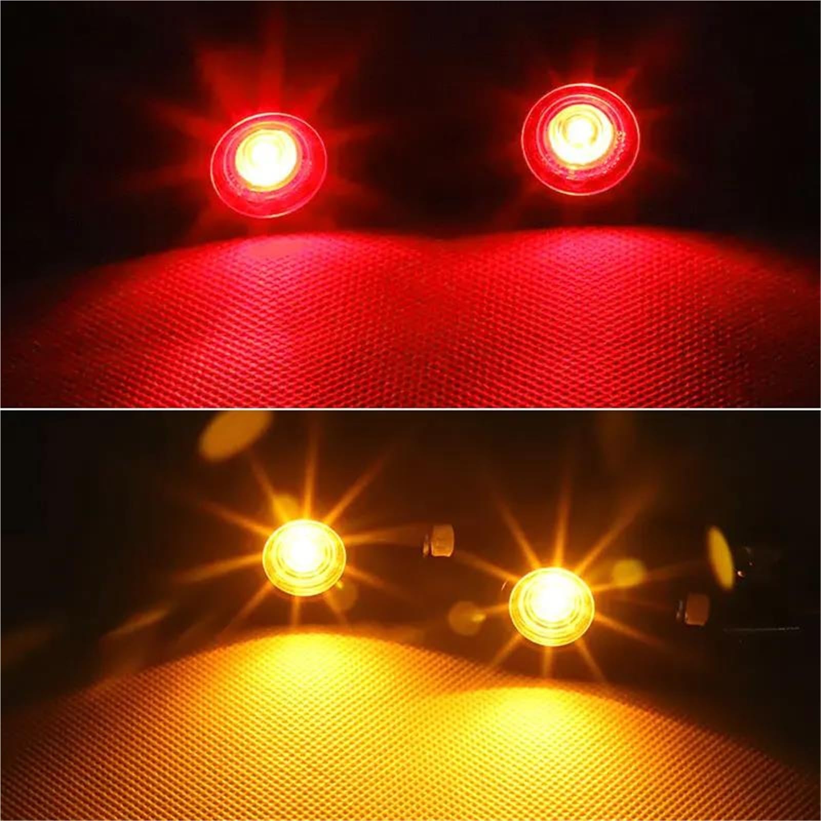 Faro Di Svolta Per Moto Per CRF250L CRF250L Rallying CRF300L Rallying CRF450L CRF1000 CRF1100 X-ADV750 ADV150 Luce lampeggiante indicatore(Giallo,4 pezzi)