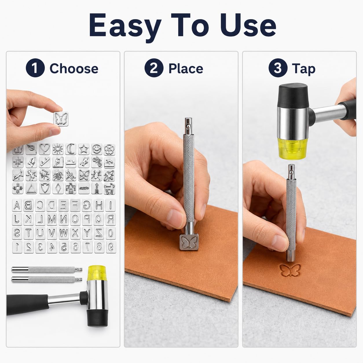 Leather Stamping Tools - Beginner Kit -5