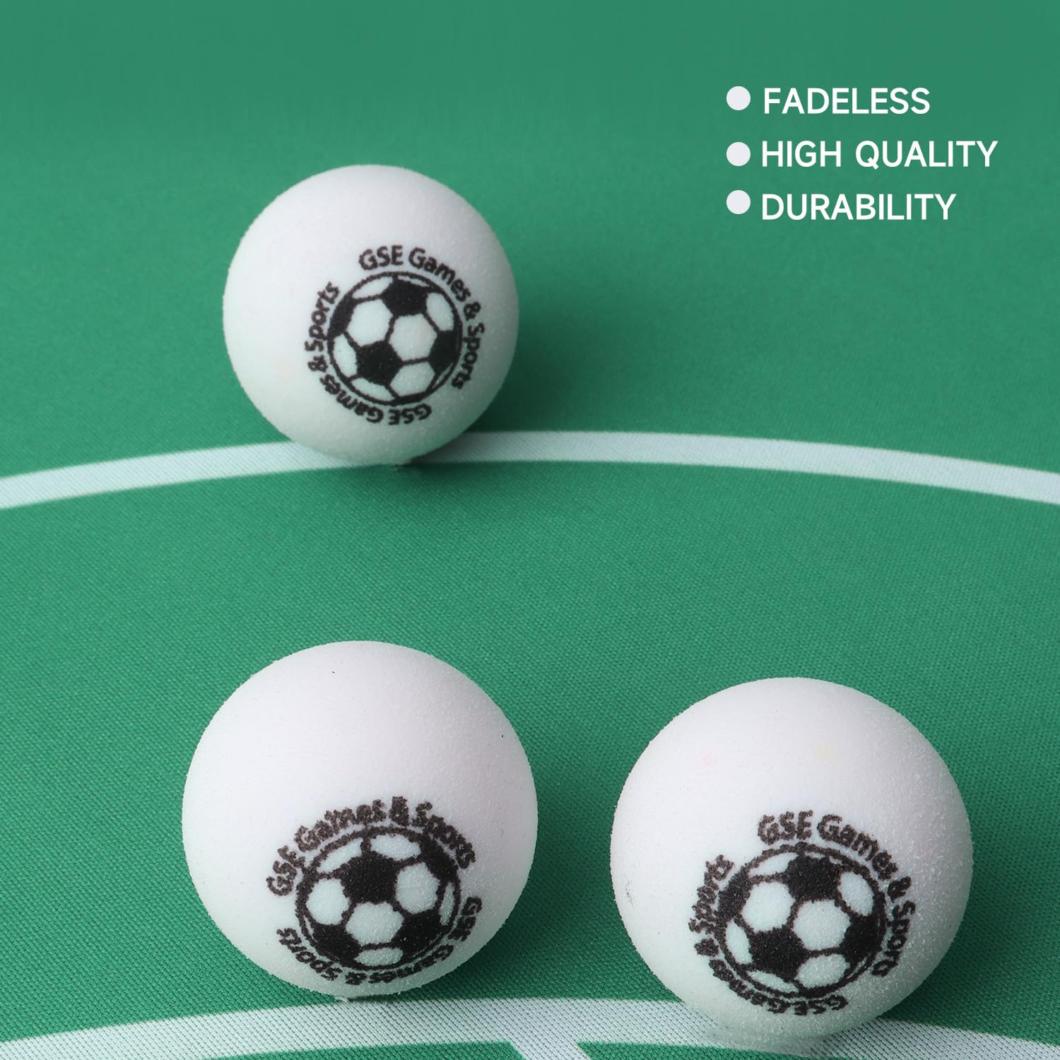 GSE Games & Sports Expert Tisch-Ersatz-Fußballbälle, reguläre Größe 35 mm, offizielles Turniertisch-Zubehör, Tisch-Zubehör