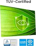 Moniteur BenQ GW2490C 23,8 po 1080p FHD 144Hz IPS Protection des yeux pour bureau à domicile, USB-C, 1080x1920, Optimiseur visuel, Sans scintillement, Faible lumière bleue, Bord ultra fin, Certifié TUV, Protection des yeuxU