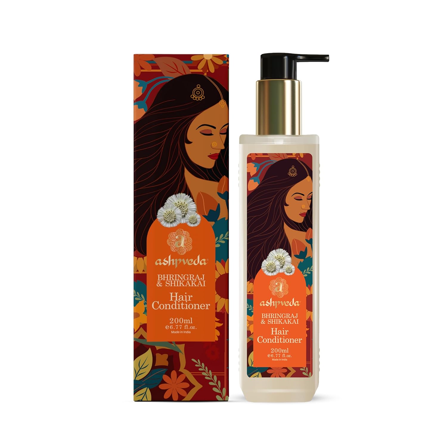 Ayurvedic Hair Conditioner with Shikakai & Bhringraj for Hair fall, Dryness, Roughness, Dullness & Split-ends (200ml)