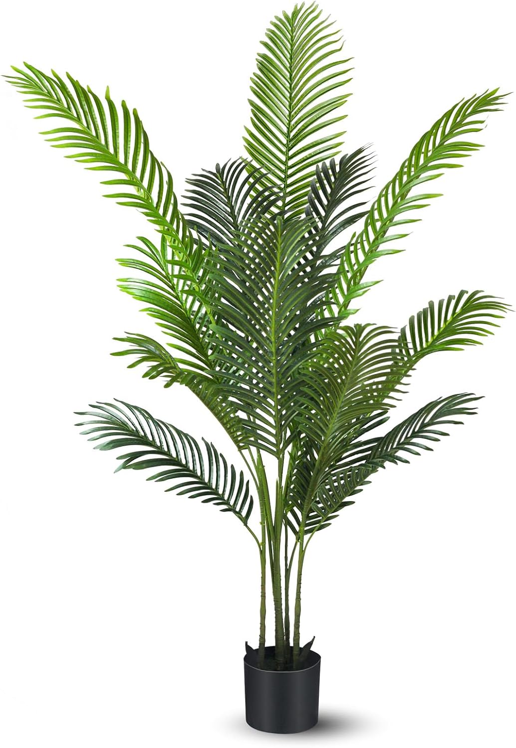 SKY-TOUCH Artificial Tree Fake Plants: 135cm Areca Palm Fake Trees Faux Plants Indoor Realistic Plants for Office Home Room Store Decor SKY-TOUCH Artificial Tree Fake Plants: 135cm Areca Palm Fake Trees Faux Plants Indoor Realistic Plants for Office Home Room Store Decor