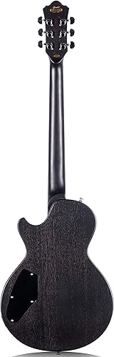 Miniatura 2 de Grote LPS-023 Guitarra eléctrica con acabado mate con pastillas P-90 - Guitarra de cuerpo sólido de caoba estilo LP (TS)