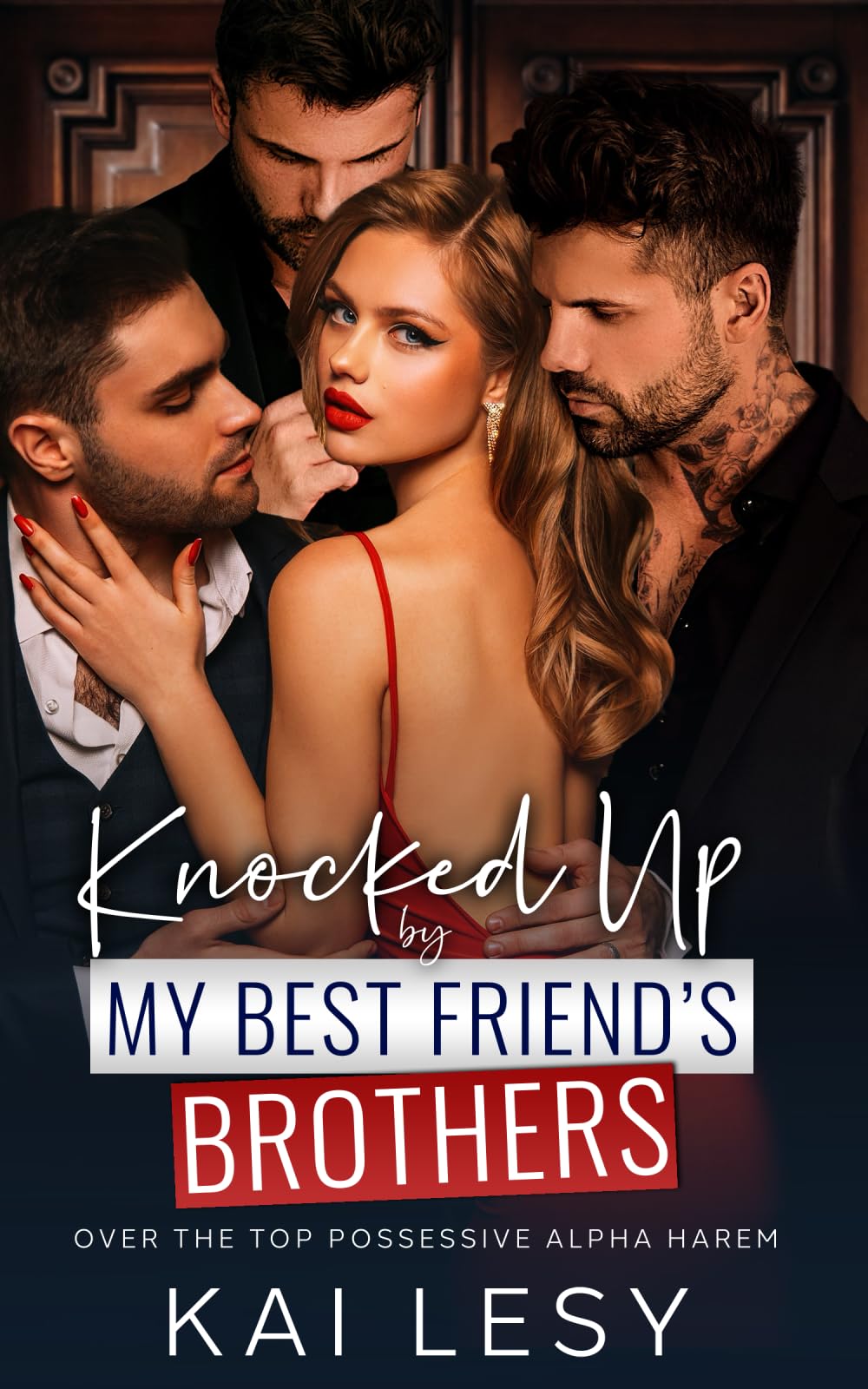 Knocked Up by my Best Friend's Brothers: A Contemporary Reverse Harem Romance (Lucky Lady Reverse Harems)