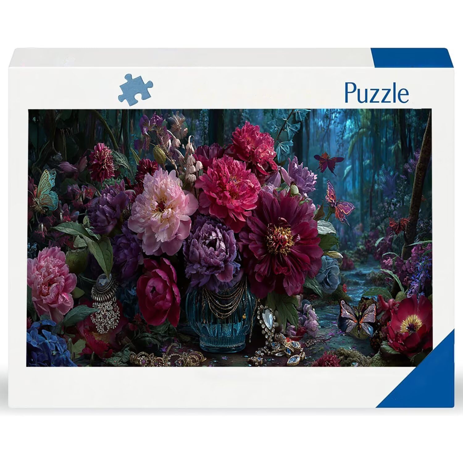 Puzzle dla dorosłych 1312 elementów Wazon z kwiatami piwonii 156 x 28 cm niemożliwe trudne wyzwanie, puzzle dla dorosłych gra edukacyjna wyzwanie zabawki 1312 elementów puzzli dla dorosłych, kreatywny