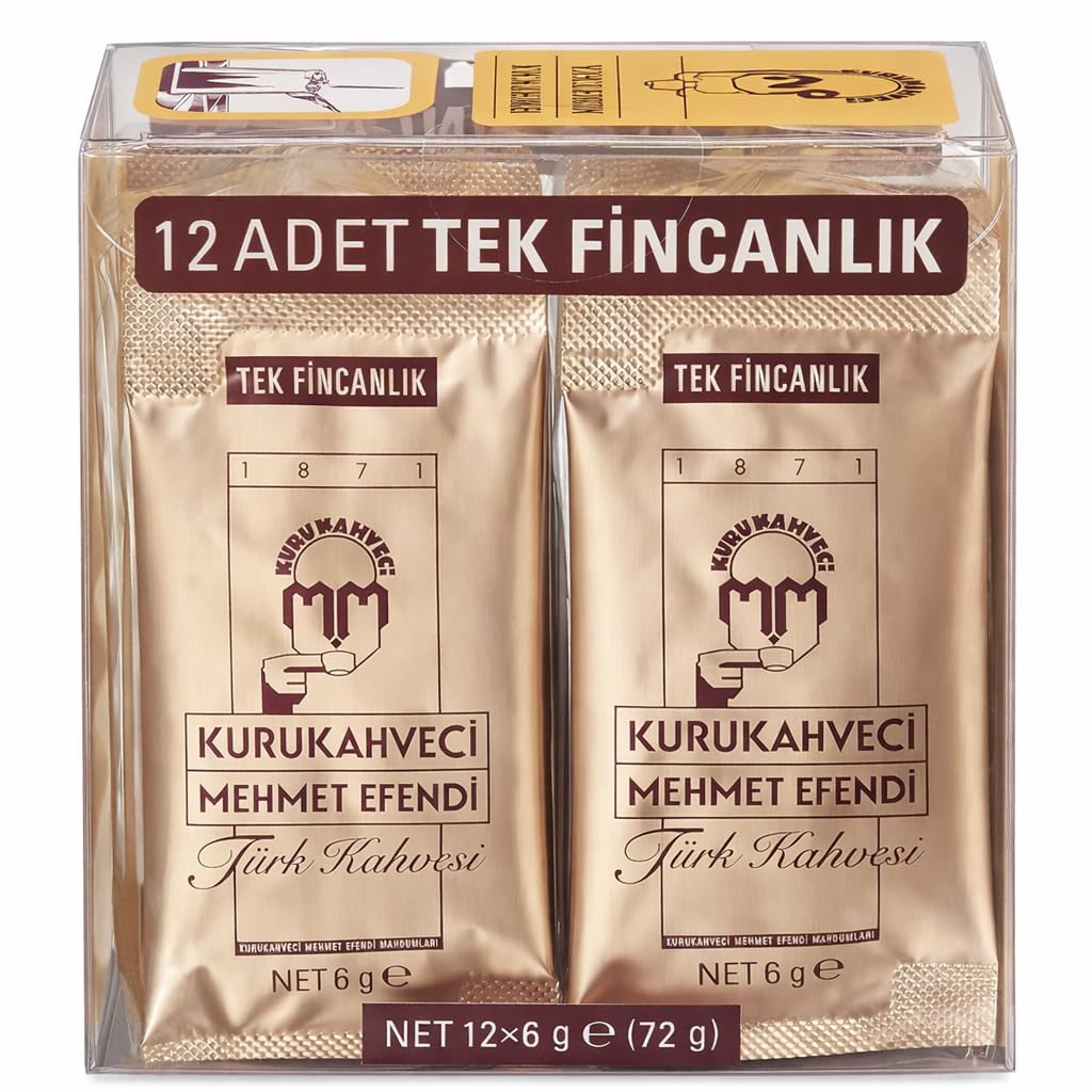 Amazon.com : KURUKAHVECI MEHMET EFENDI Turkish Coffee, 100