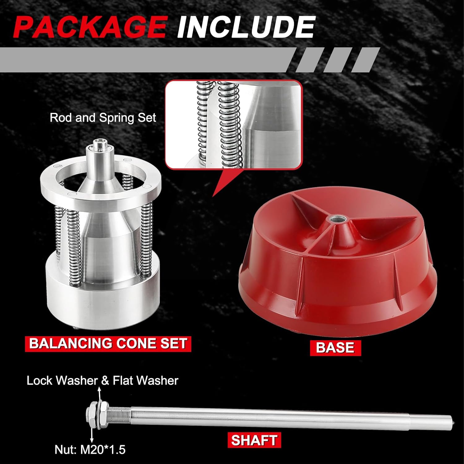 DASBET Portable Bubble Wheel Balancer | Heavy Duty Tire Balancer with Bubble Level, Auto Car Wheel Repair Balancer Rim Balancing Machine Tire Changer for Cars Light Trucks