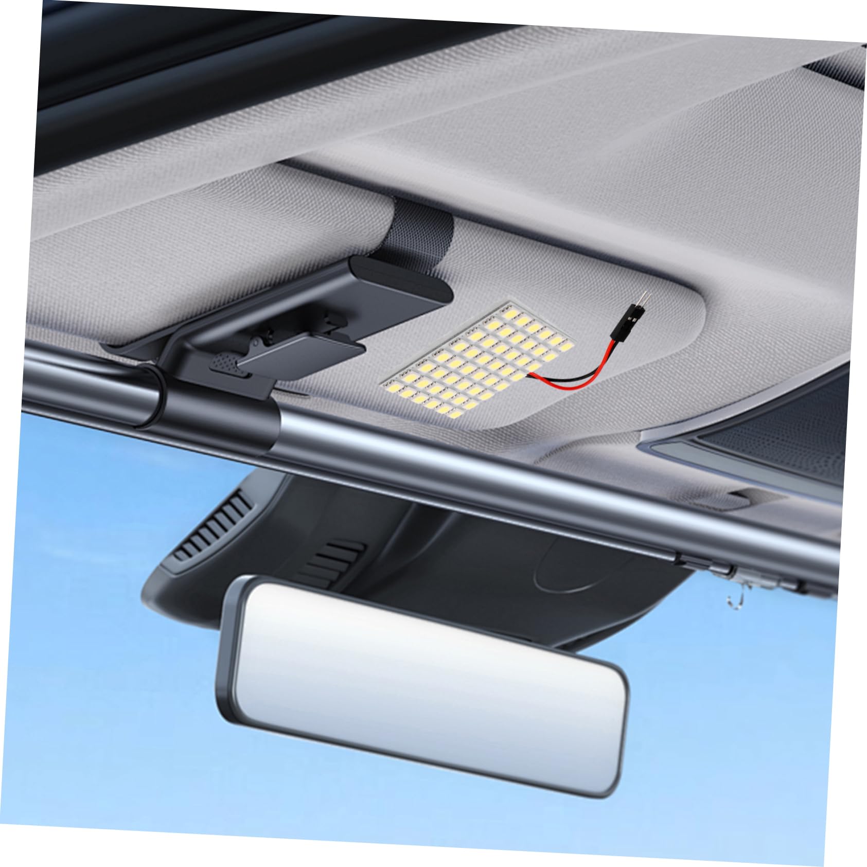 Unomor 2pcs 48-led Car Interior Light Panel Led Reading Lights for Truck Camper Boat Bus Trailer