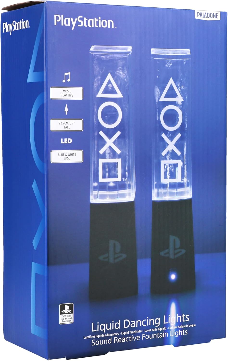 Playstation Officially Licensed Water Dancing Light, Night Light or Moody Lighting for Gaming Room, Man Cave or Bedroom, Gift for Gamers | Paladone