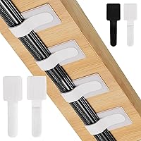 Vista 12 de Paquete de 20 bridas de cables autoadhesivas reutilizables grandes, correas ajustables de gancho y bucle para organizar cables de datos, cables