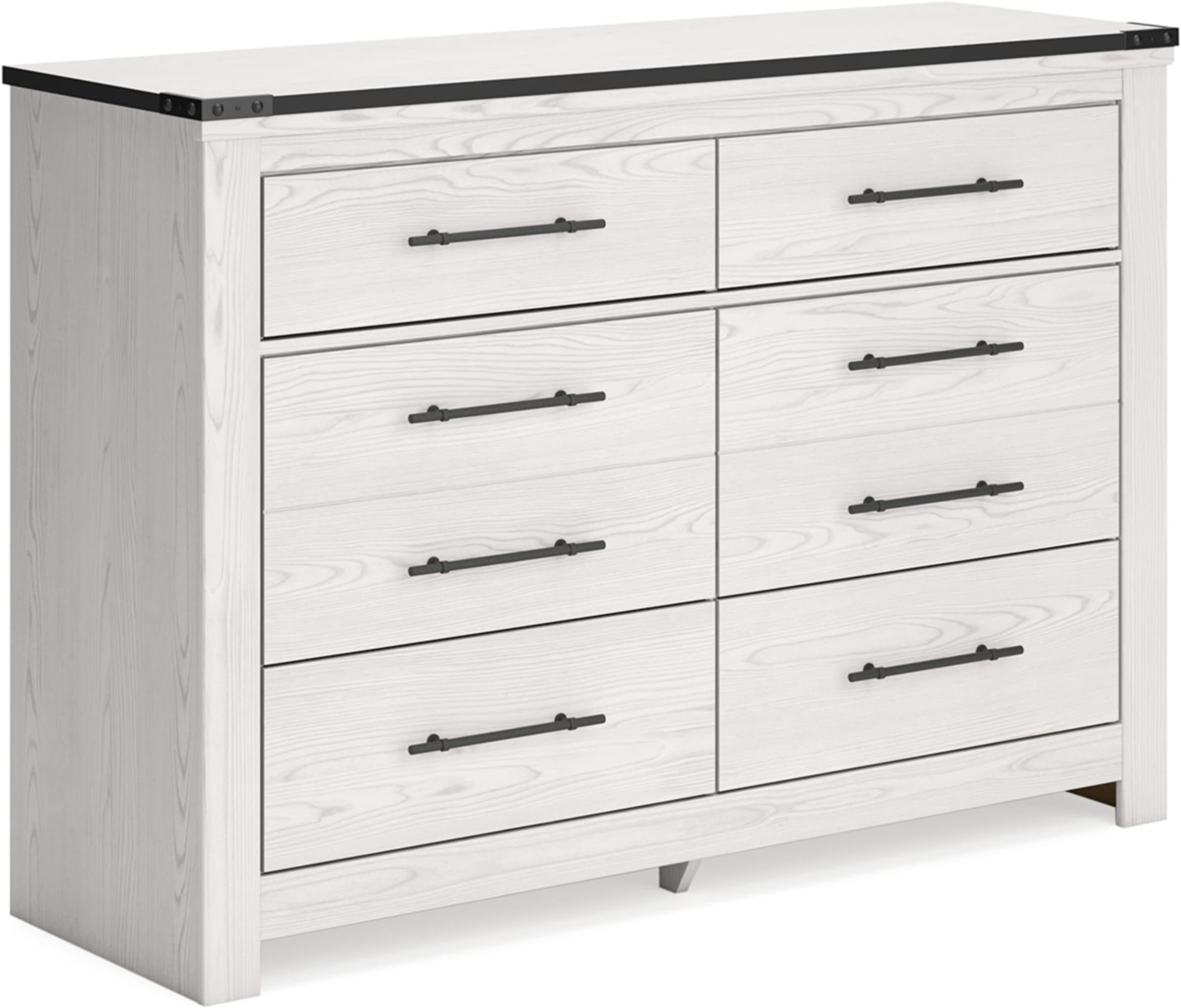 Signature Design by AshleySchoenberg Coastal 6 Drawer Dresser, White