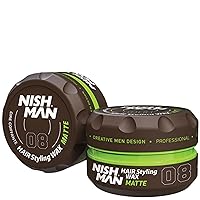 Vista 1 de nishman Serie de peluquería (08 Cera mate CLAY WAX, 5.1 fl oz)