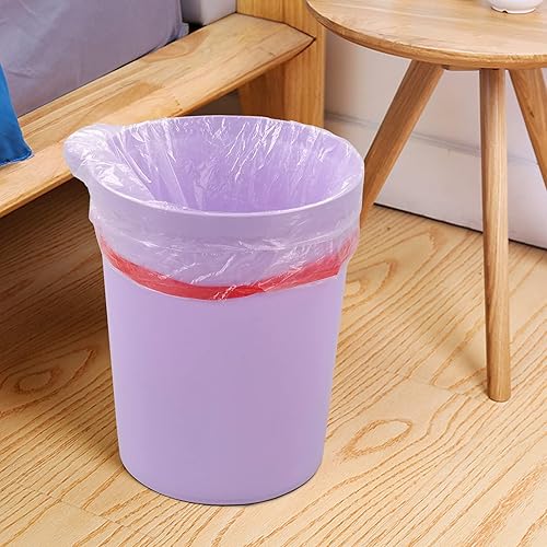 Miniatura 4 de Bolsas de basura pequeñas transparentes de 3 galones, bolsa de basura con cordón, 108 unidades