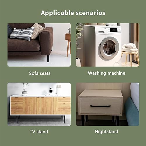 Miniatura 4 de 4 patas de soporte ajustables para muebles, patas de gabinete de sofá de aleación de aluminio de 6 pulgadas, patas de repuesto con tornillo en la