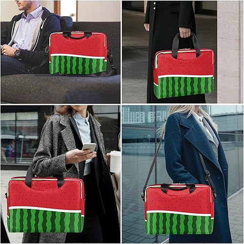 Miniatura 2 de Bonita bolsa de hombro para computadora portátil para mujeres y hombres, bolsa para computadora portátil, funda para laptop, maletín de transporte