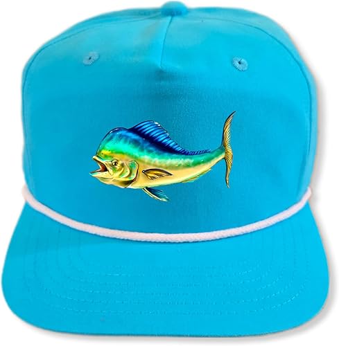 Miniatura 10 de Pesca Pesca Nylon El Snapback Sombrero Gorra Fly Deep Sea Offshore