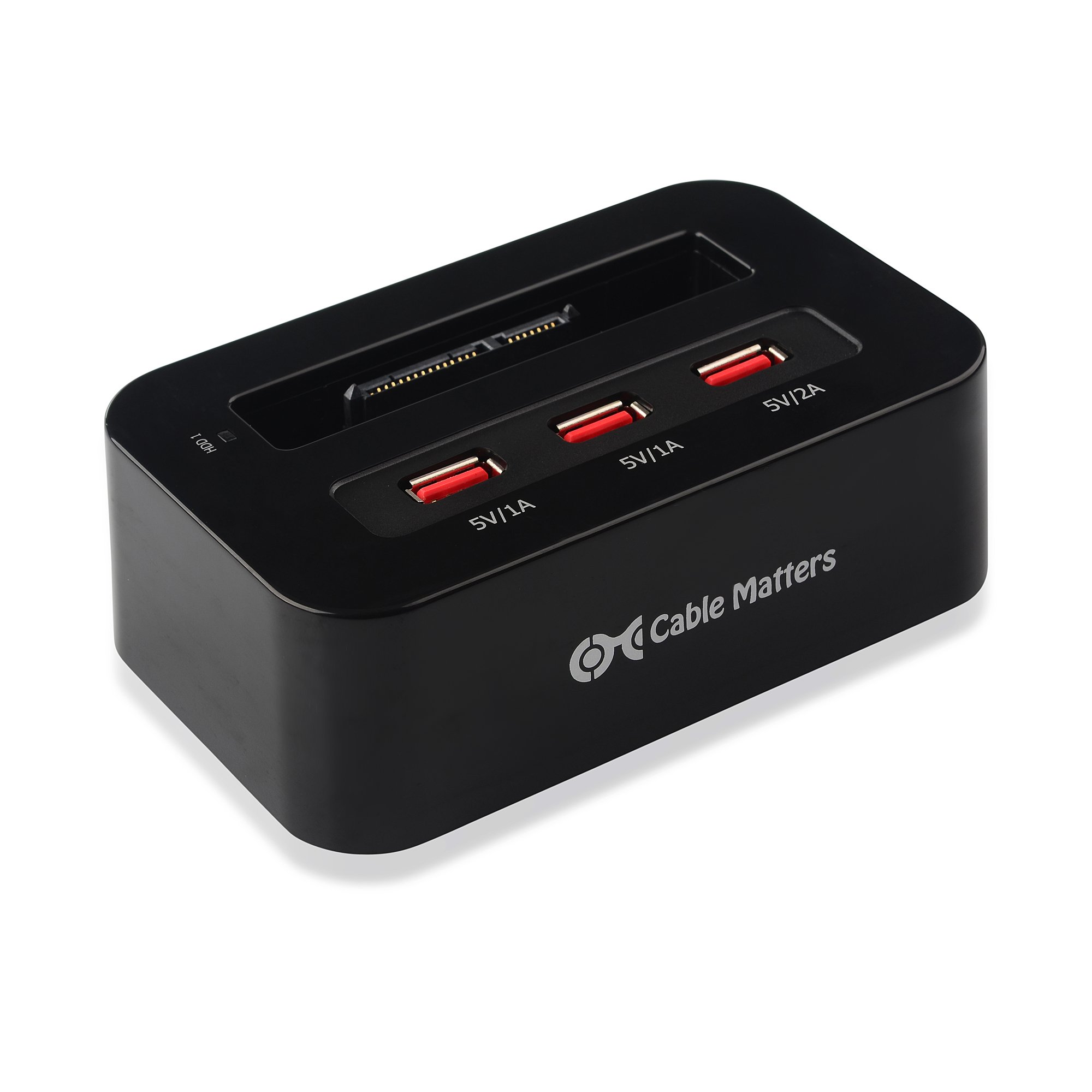 Cable Matters Hub USB 3.0 4 en 1 con Gigabit Ethernet | Red de 10/100/1000Mbps, 3 puertos USB de 5 Gbps, negro Cable Matters Hub USB 3.0 4 en 1 con Gigabit Ethernet | Red de 10/100/1000Mbps, 3 puertos USB de 5 Gbps, negro
