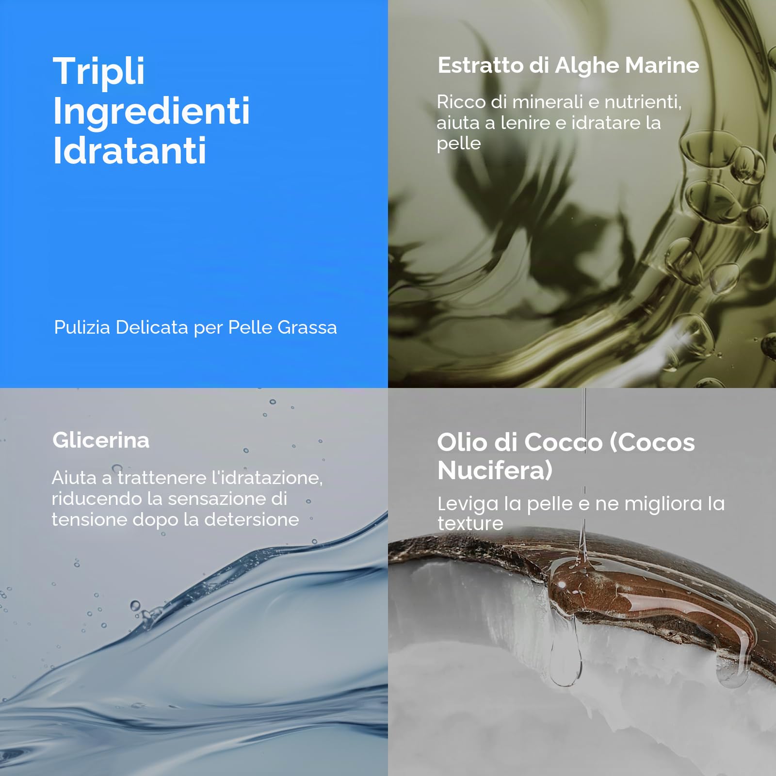 LAIKOU Cura Viso Uomo Kit, 5 pezzi Set per la Cura della Pelle del Viso da Uomo con Detergente Tonico Crema Giorno e Notte BB Cream, Per Pelle Stanca e Spenta, Effetto Idratante e Opacizzante