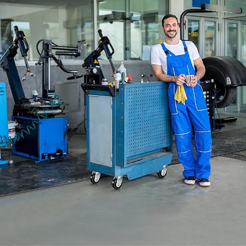 Miniatura 6 de Ruedas giratorias de 4 pulgadas, juego de 4 ruedas industriales, capacidad de carga de 2800 libras, ruedas resistentes para carrito de herramientas,